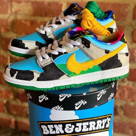 ben and jerry shoes fake|chunky monkey nike shoes.